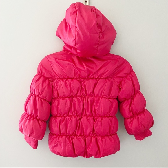 Baby GAP Pink Puffer Girl Jacket - Size 3T - Picture 2 of 10